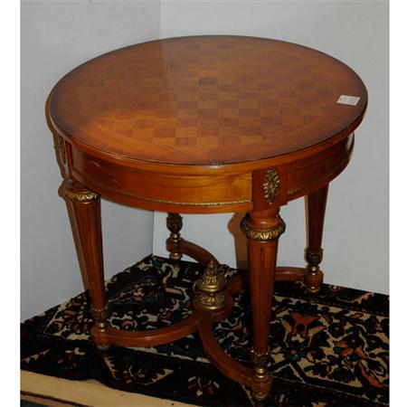 Appraisal: Regency Style Mahogany Occasional Table Estimate -