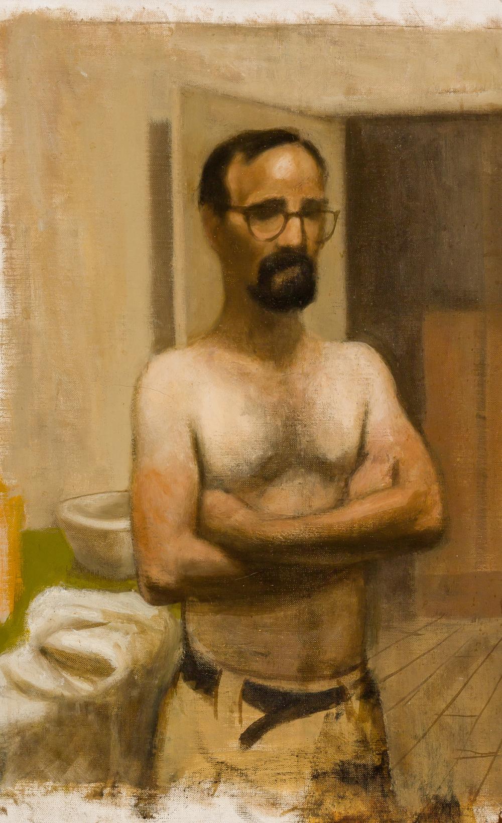 Appraisal: JOSEPH SHANNON American b Self Portrait oil on canvas unsigned