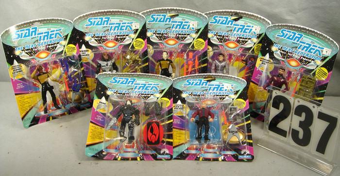 Appraisal: Lot of playmates Star Trek Figures mint on original cards