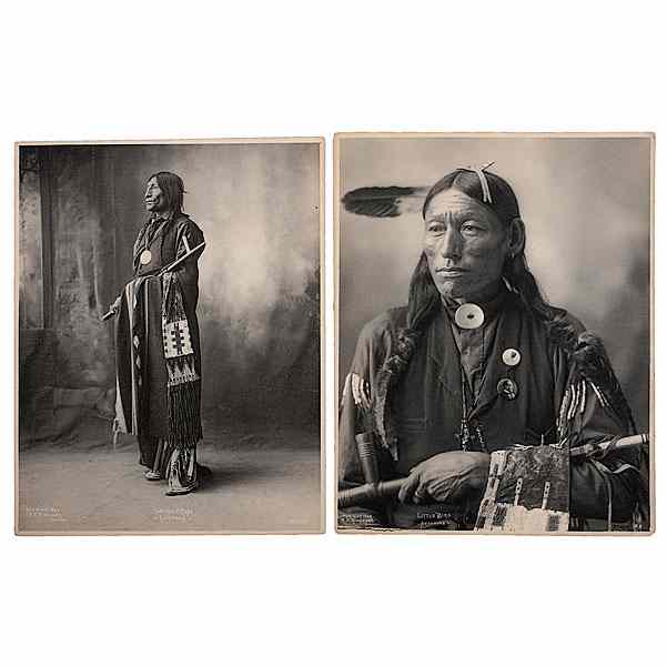 Appraisal: F A Rinehart - Platinum Prints of Native Americans lot