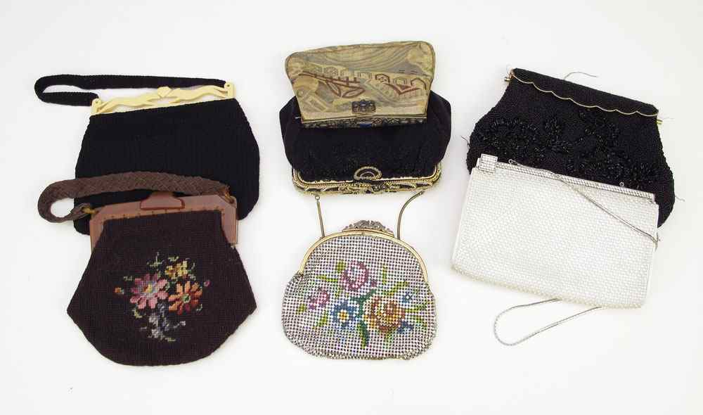 Appraisal: GROUP OF VINTAGE PURSES To include a Judith Leiber crystal