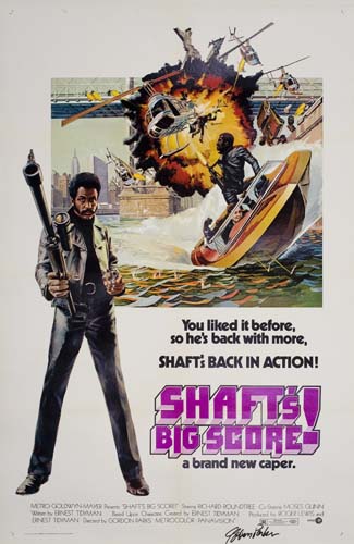 Appraisal: FILM Shaft's Big Score Film poster x inches mounted on