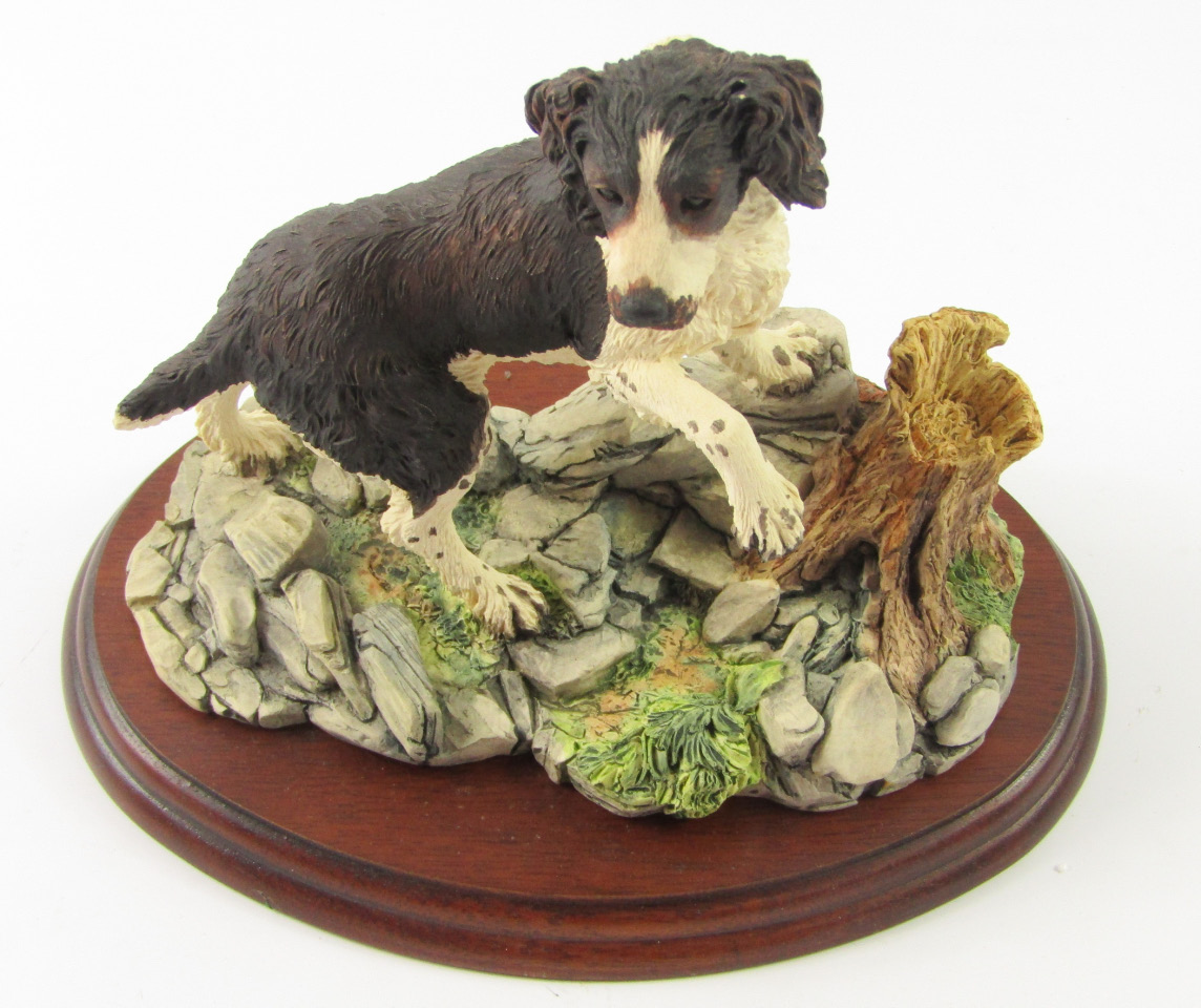 Appraisal: A Border Fine Arts M Turner figure of a dog