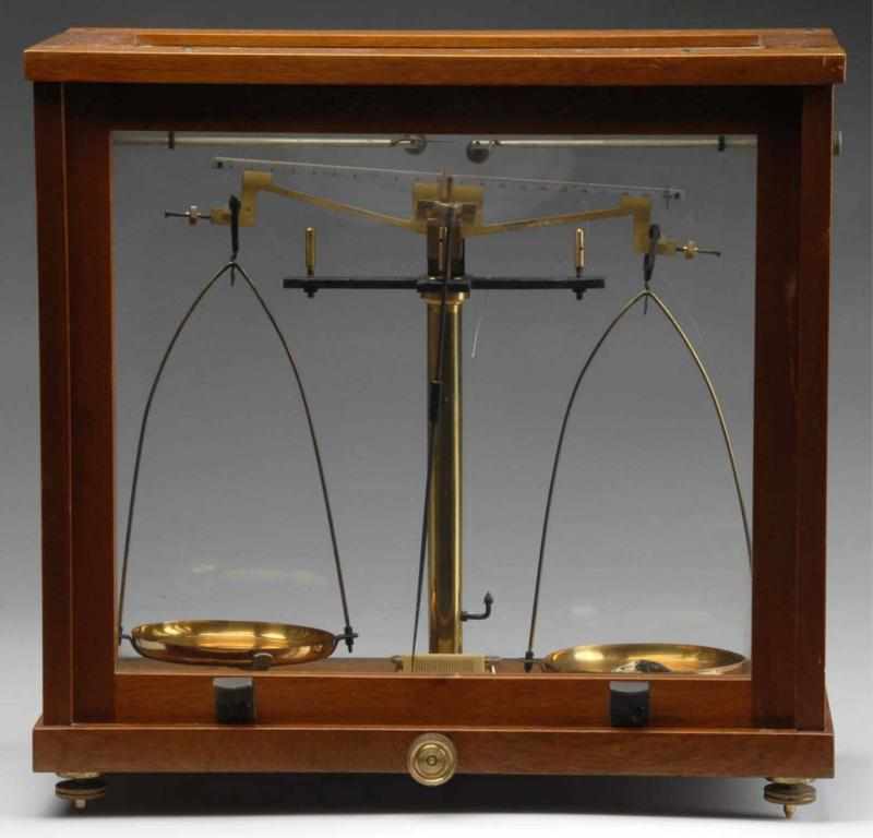 Appraisal: Phillip Harris English Encased Pharmacy Scale Description Early th century