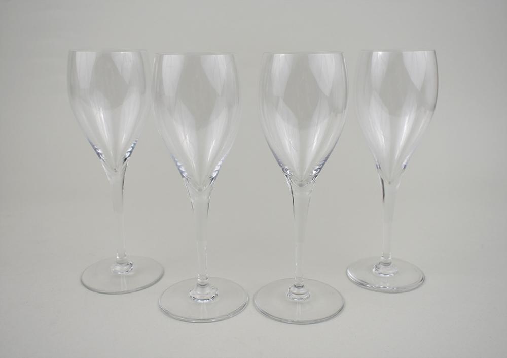 Appraisal: SET OF TWELVE BACCARAT WINE GLASSESSigned in script and with