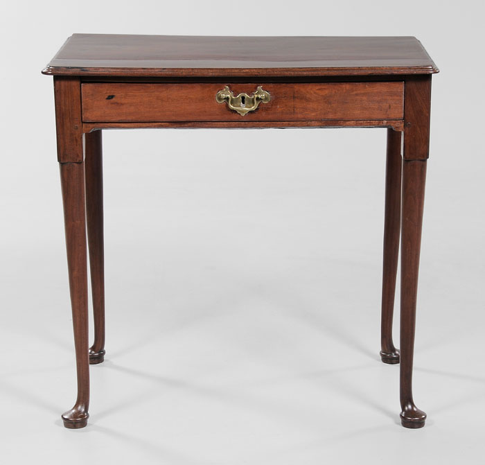 Appraisal: Pringle Family Charleston Queen Anne Chamber Table South Carolina -