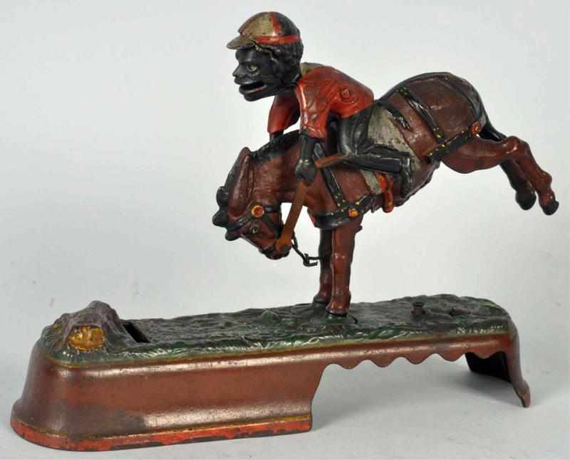 Appraisal: Cast Iron Spise a Mule Mechanical Bank Manufactured by J