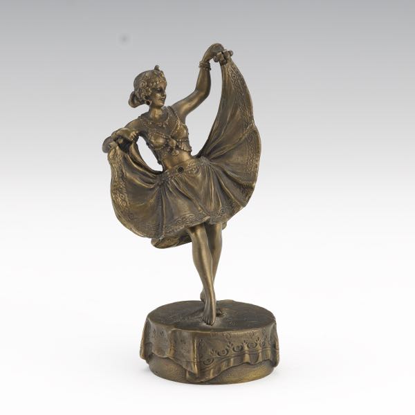 Appraisal: AFTER FRANZ BERGMAN AUSTRIAN - x x Cast bronze with