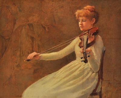 Appraisal: Emil Soren Emil Carlsen American - Girl With a Violin