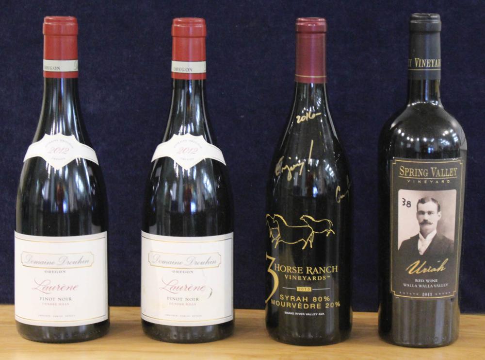 Appraisal: THIRTEEN BOTTLES OF NORTHWEST VINTAGE RED WINES Horse Ranch Vineyards