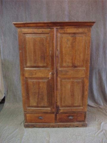 Appraisal: th Cent Door over Drawer Country Cabinet From a Pelham