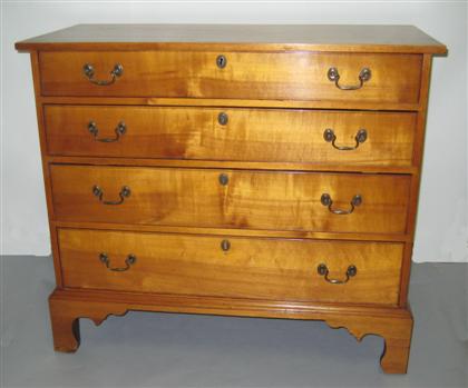 Appraisal: Federal birch chest of drawers new england late th early