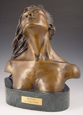 Appraisal: ROYBAL Ralph American th C ''Windsong'' Bronze '' h ''