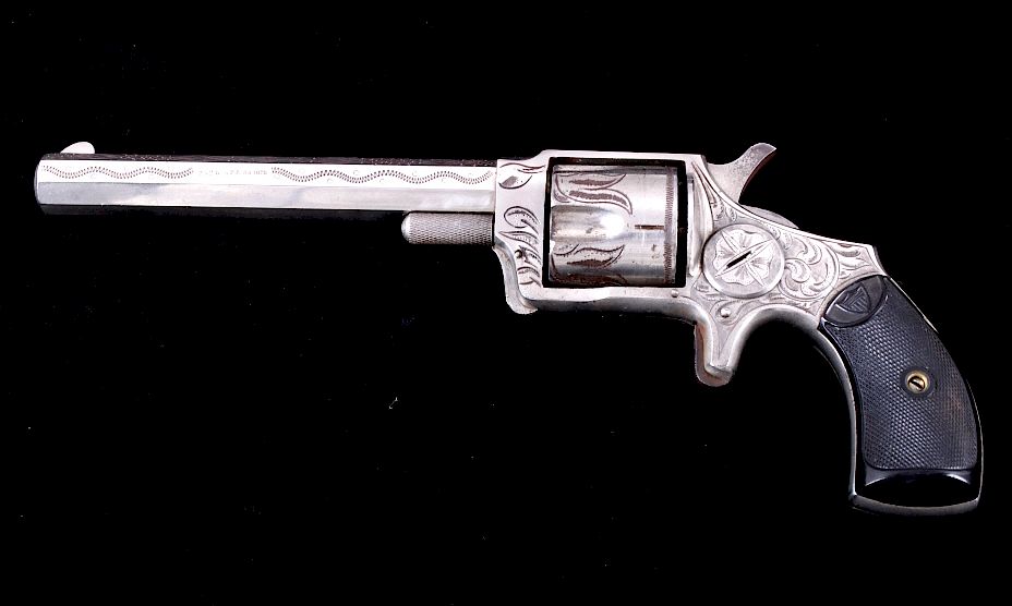 Appraisal: Norwich Arms Co Fully Engraved Revolver c This is an