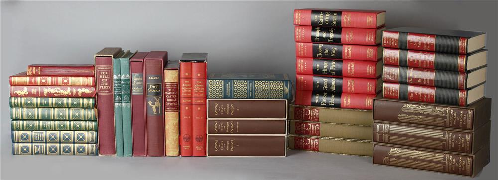 Appraisal: GROUP OF PRIMARILY HERITAGE CLUB PRESS CLASSIC BOOKS TOGETHER WITH