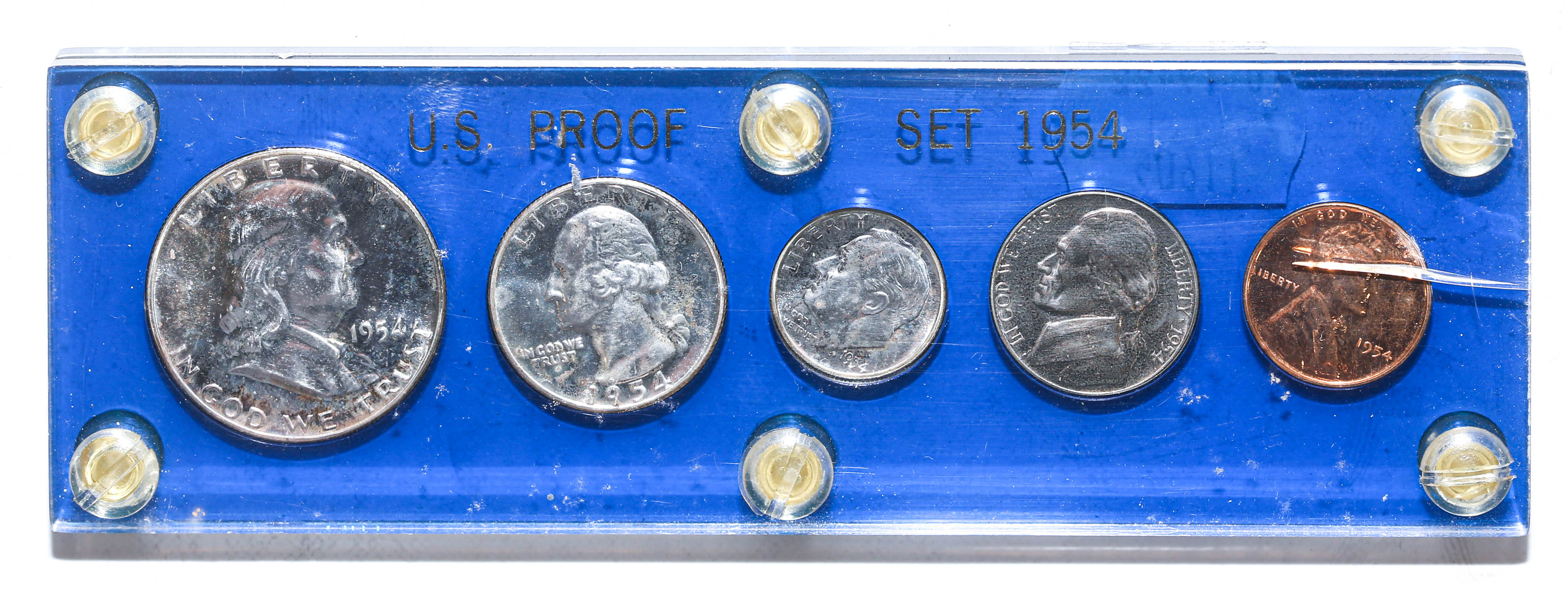 Appraisal: US PROOF SET In a blue Capital plastic proof set