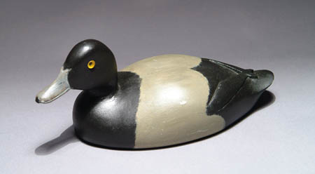 Appraisal: RARE HAROLD HAERTEL BLUE BILL DRAKE DECOY Harold Haertel was