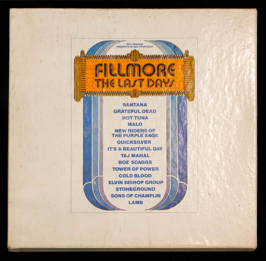 Appraisal: FILLMORE THE LAST DAYS VINYL BOXED SET Fillmore The Last