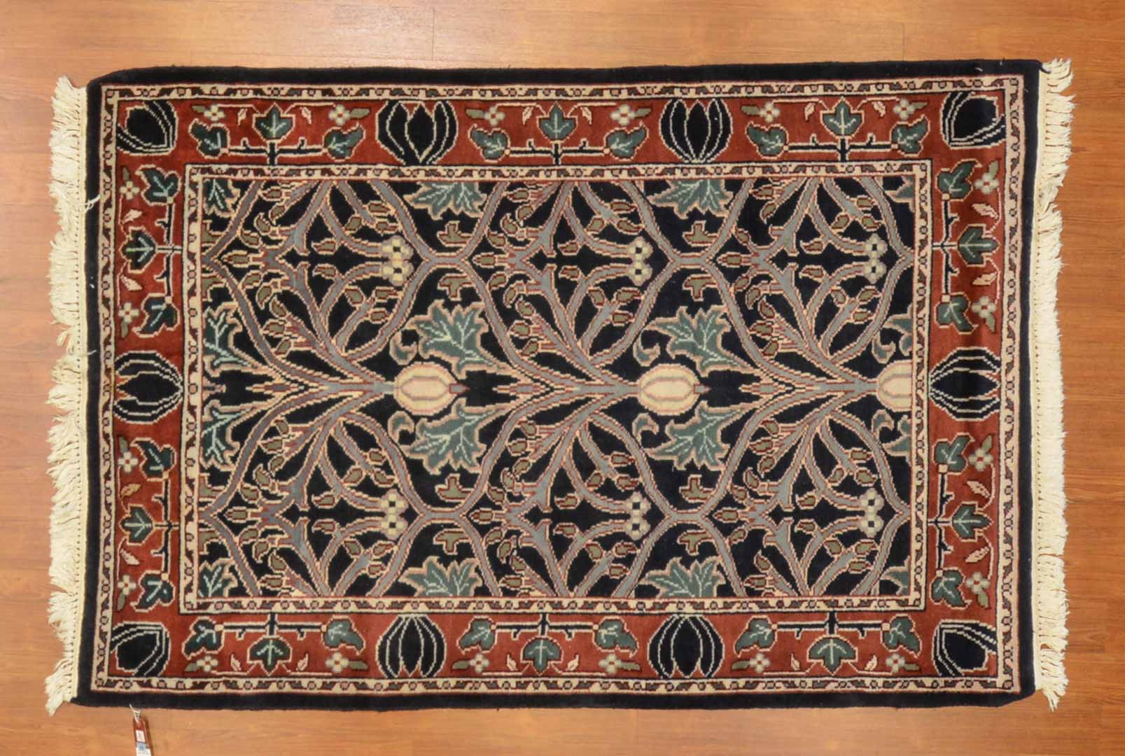 Appraisal: Indo Arts Crafts rug approx x India modern Condition Like