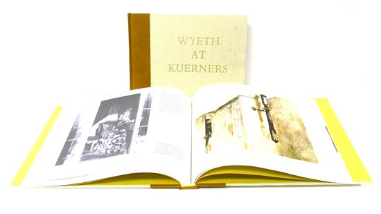 Appraisal: BOOKS two pieces Wyeth Andrew ''Wyeth at Kuerners'' with ''Christina's