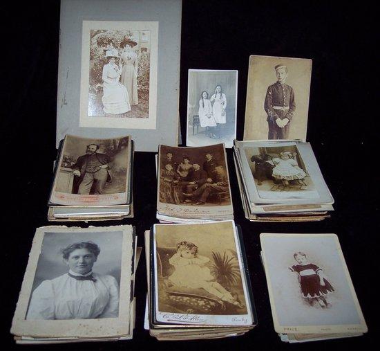 Appraisal: A quantity of th Century and later photographs portraits