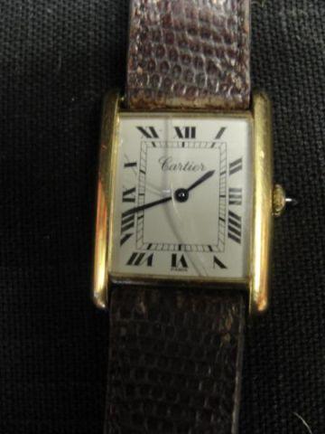 Appraisal: CARTIER Vintage Gold Ladies Watch As Is From an East