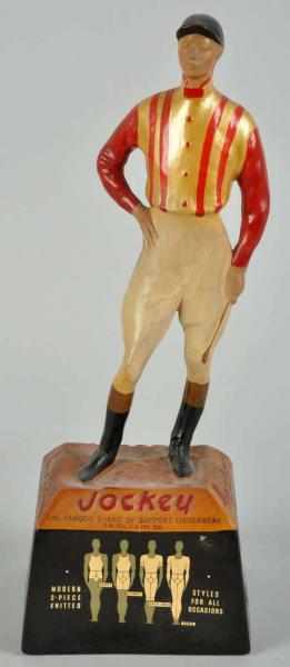 Appraisal: Hard Rubber Jockey Underwear Statue Description s Condition Excellent Size