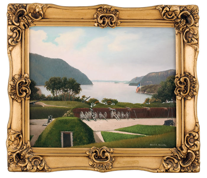 Appraisal: ALBERT R NEMETHY AMERICAN B VIEW OF THE HUDSON FROM