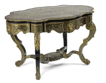 Appraisal: A th century Boulle marquetry centre table In the Louis