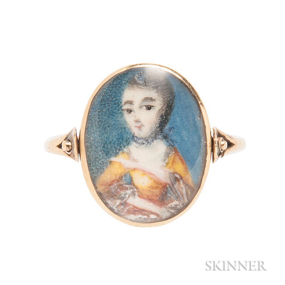 Appraisal: Erotic Swivel Ring Erotic Swivel Ring th century depicting a