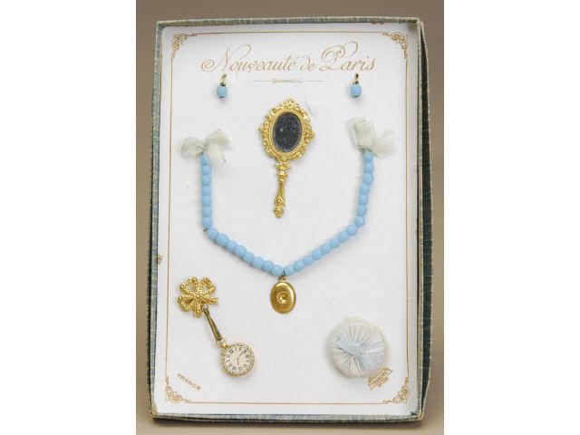 Appraisal: Doll Jewelry Nouveaute de Paris France ca all original doll