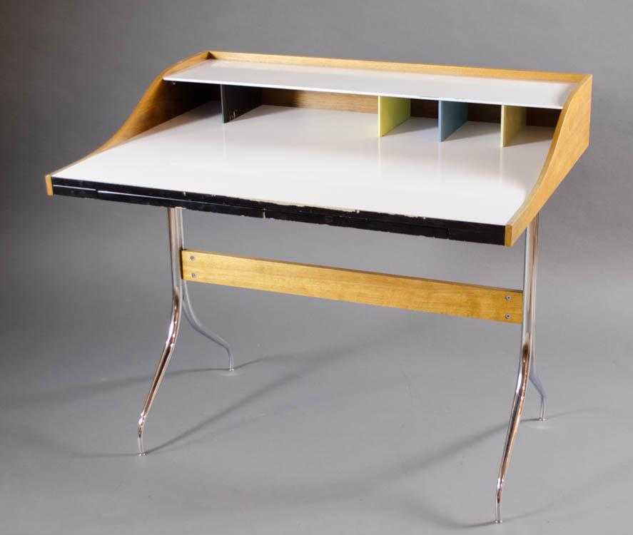 Appraisal: GEORGE NELSON SWAG LEG DESK George Nelson design for Herman