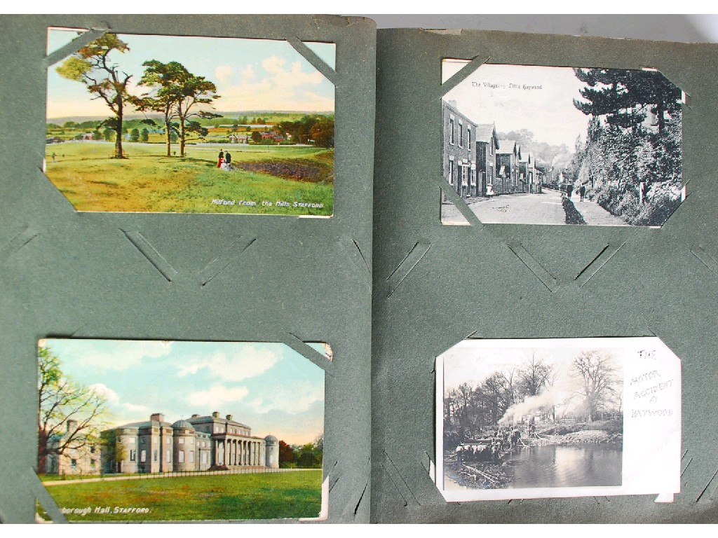 Appraisal: EARLY TWENTIETH CENTURY ALBUM OF POSTCARDS MAINLY ARCHITECTURAL showing views