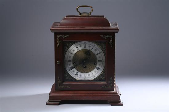 Appraisal: HAMILTON WOOD CASED MANTLE CLOCK works stamped Hamilton Made in