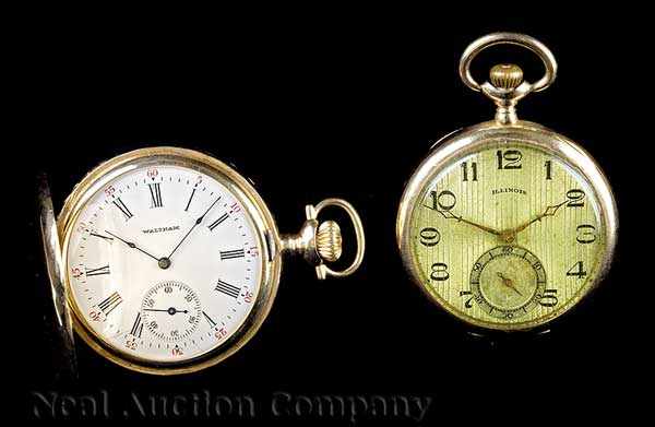 Appraisal: An American kt Yellow Gold Hunting Case Pocket Watch jewel