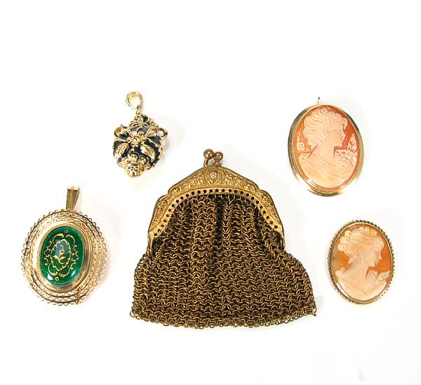 Appraisal: A large collection of gem-set and gold jewelry featuring one