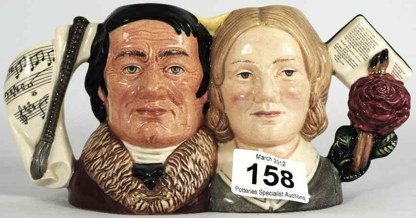 Appraisal: Royal Doulton Small Character Jug Double Sided Jane Eyre and