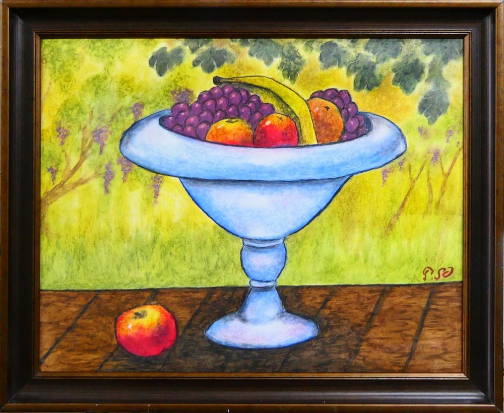 Appraisal: PAUL GAUGUIN FRANCE - FRUTA GOUACHE Attributed to Paul Gauguin