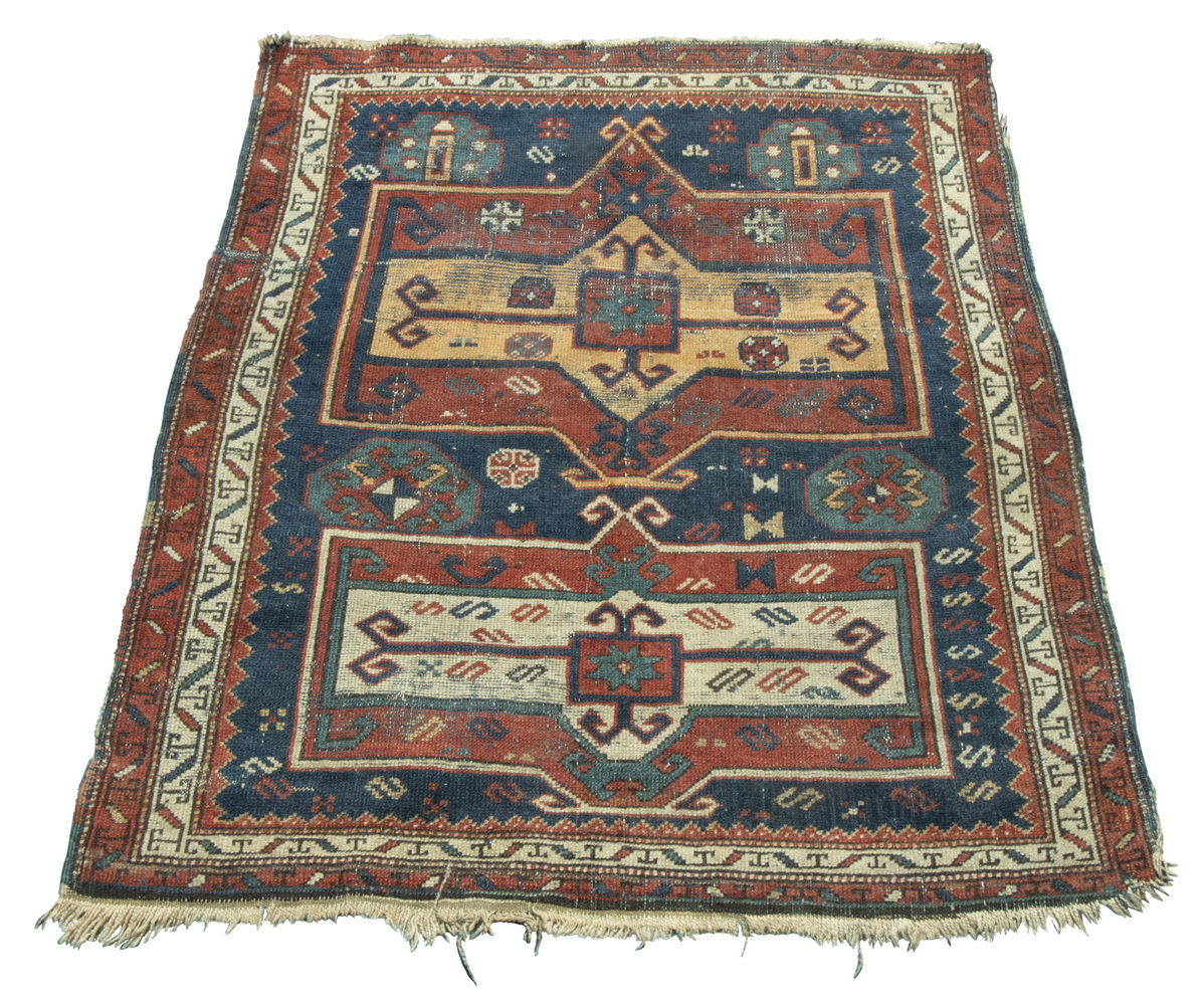 Appraisal: KAZAK RUG ' X ' Fachralo Kazak rug Southwest Caucasus