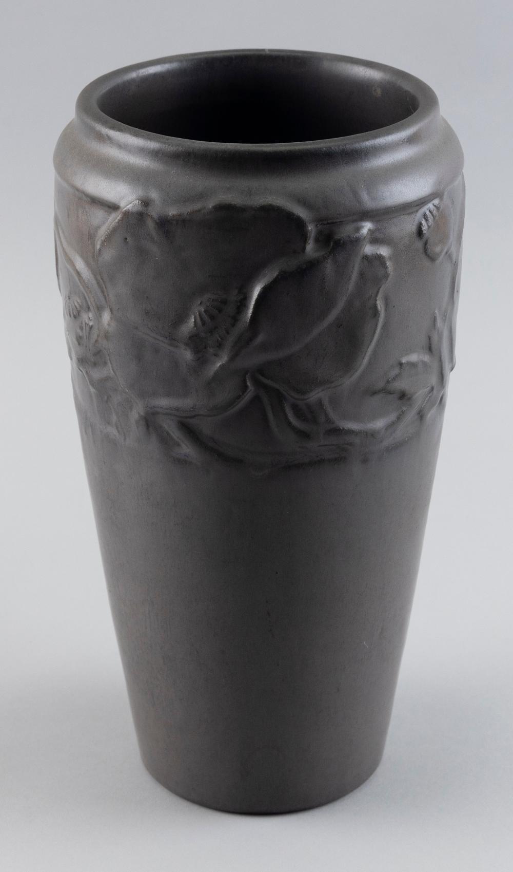 Appraisal: ROOKWOOD POTTERY MATTE GRAY GLAZE VASE DATED HEIGHT DIAMETER ROOKWOOD