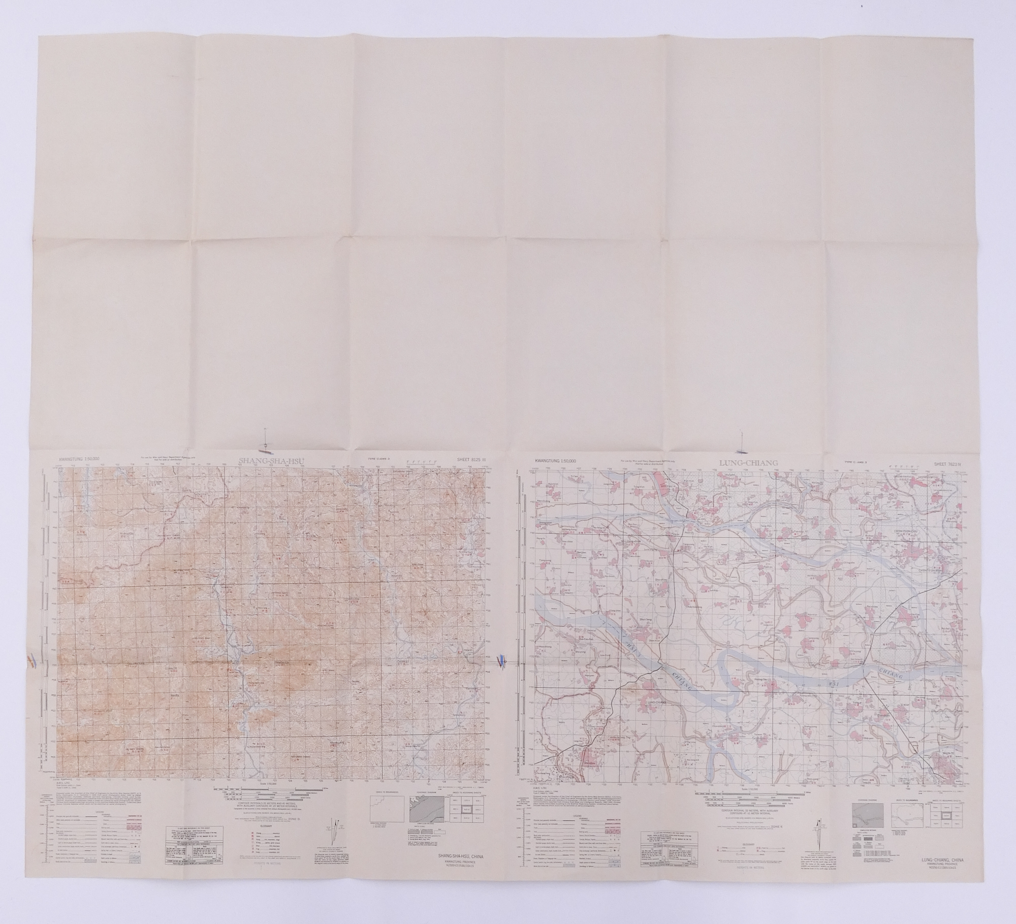 Appraisal: US War and Navy Department Hydrographic Map of China Map