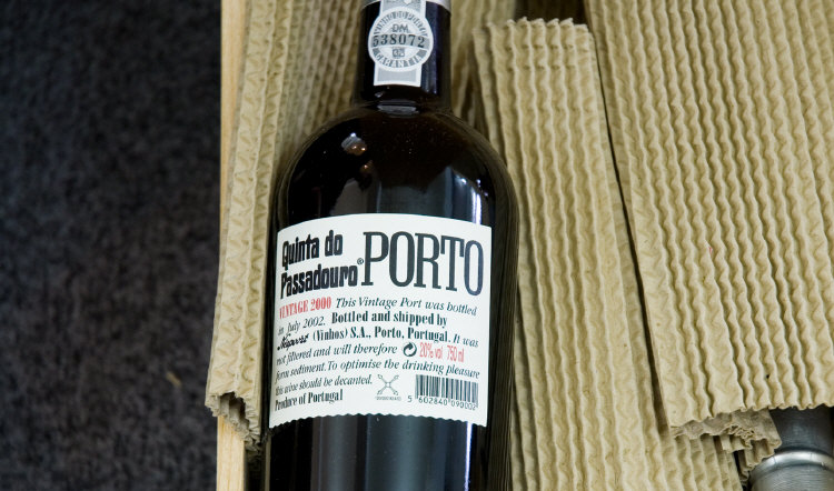 Appraisal: Case Of Port Containing Bottles Of Quinta Do Passadouro Porto