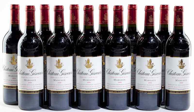 Appraisal: Chateau GiscoursMargaux bottles bn pts WS Removed from Mr Knott's