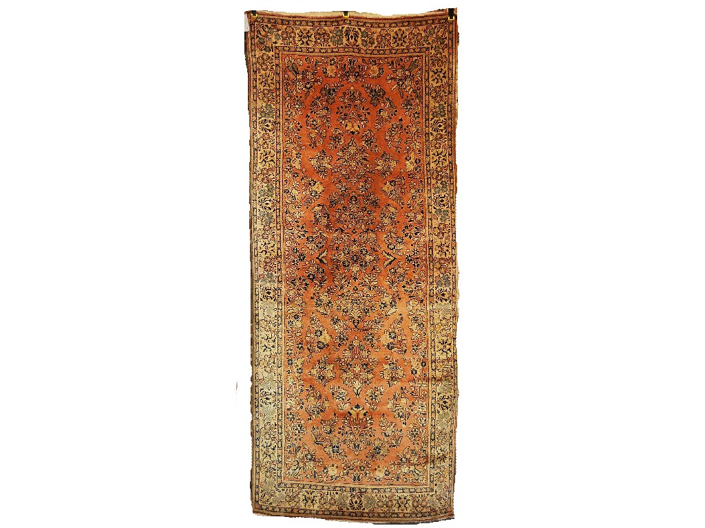 Appraisal: Persian 'American' Sarouk long rug circa