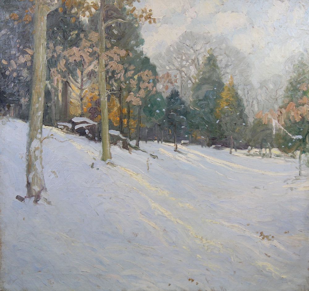 Appraisal: New Hope Impressionist School Winter Landscape New Hope Impressionist School