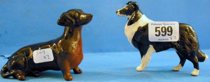 Appraisal: Beswick Sheepdog and Dachund Boxed