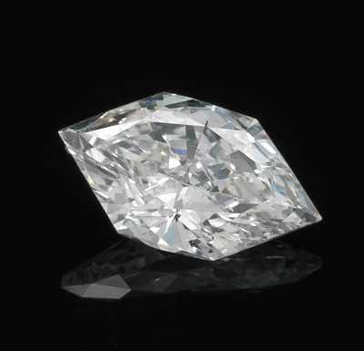 Appraisal: An Unmounted Hexagonal Cut Diamond GIA Certified GIA report number