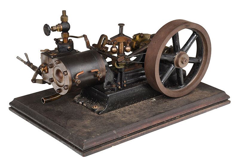 Appraisal: Model of a Stationary Steam Engine American th century with