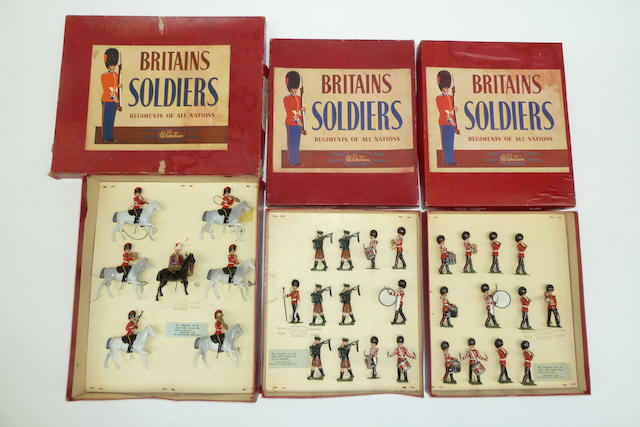 Appraisal: Britains Bands of the Foot Guards and Scots Greys Sets