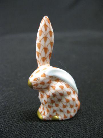 Appraisal: Herend Fishnet Porcelain Figurine of a Bunny excellent